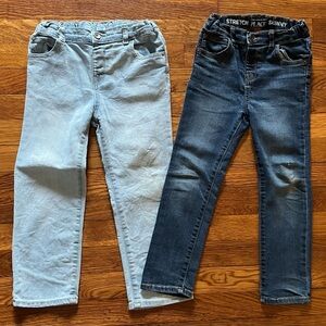 The Children’s Place Straight Leg Jeans Lot of 2 Boys Size 5T